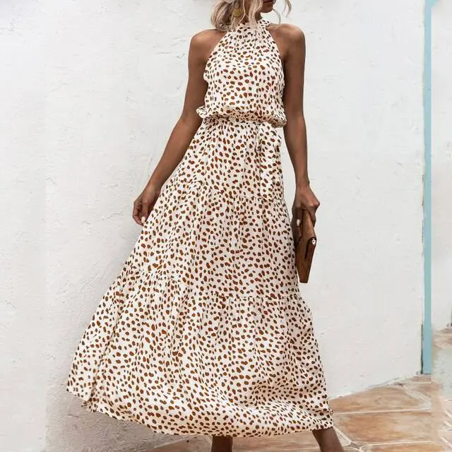 WW | Strapless Maxikleid mit Blumenmuster