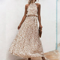WW | Strapless Maxikleid mit Blumenmuster
