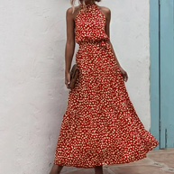 WW | Strapless Maxikleid mit Blumenmuster