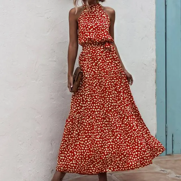 WW | Strapless Maxikleid mit Blumenmuster