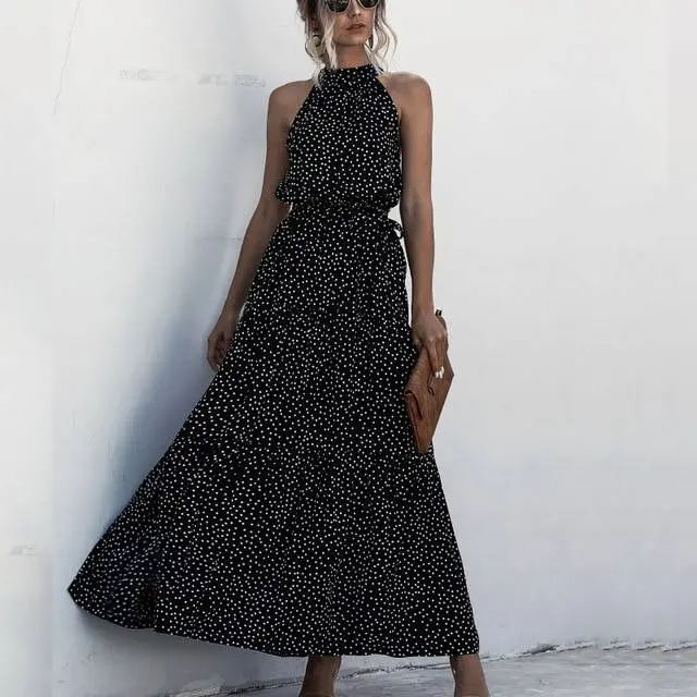 WW | Strapless Maxikleid mit Blumenmuster