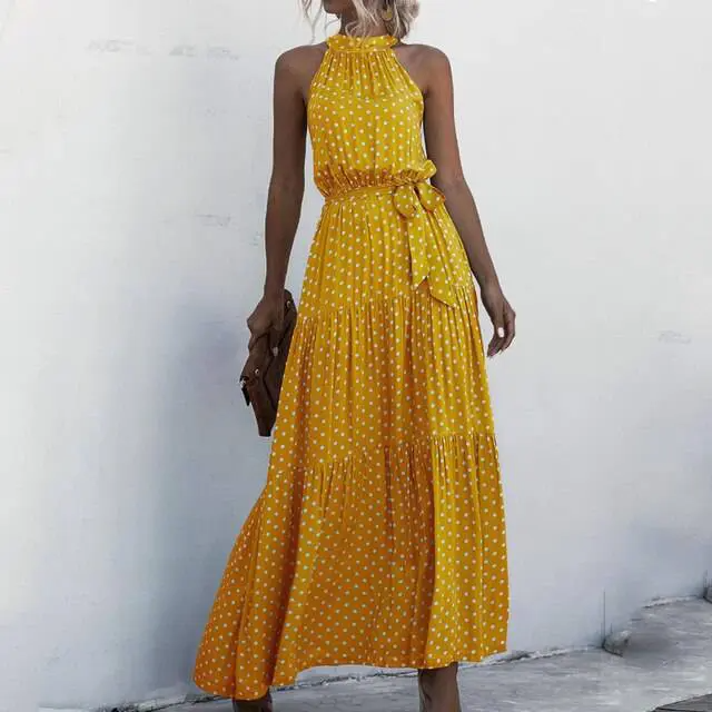 WW | Strapless Maxikleid mit Blumenmuster