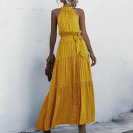 WW | Strapless Maxikleid mit Blumenmuster