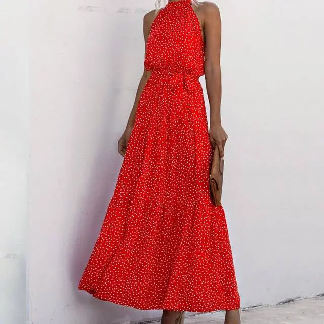 WW | Strapless Maxikleid mit Blumenmuster