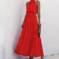 WW | Strapless Maxikleid mit Blumenmuster