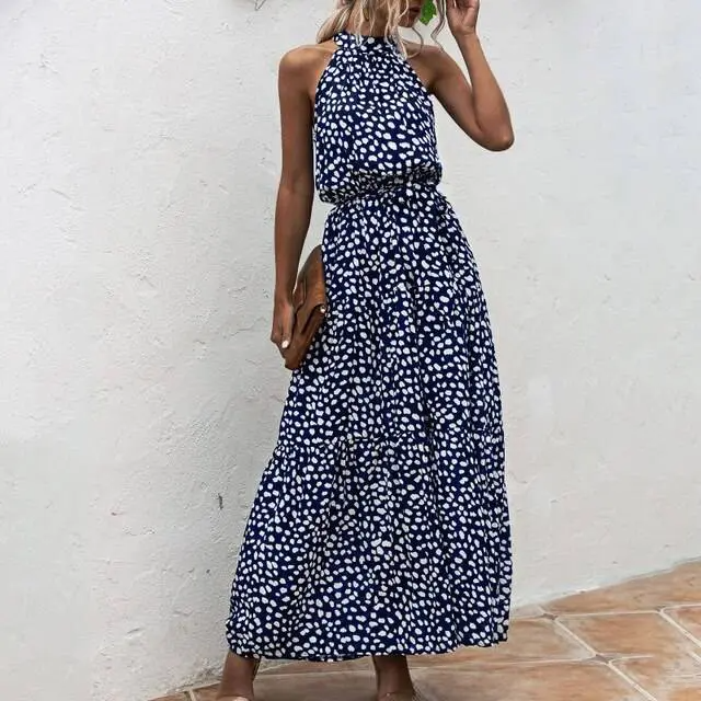 WW | Strapless Maxikleid mit Blumenmuster