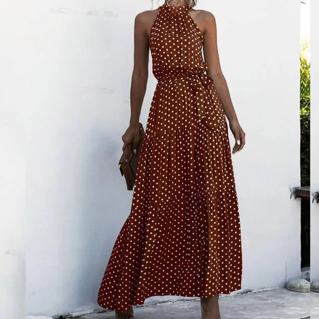 WW | Strapless Maxikleid mit Blumenmuster