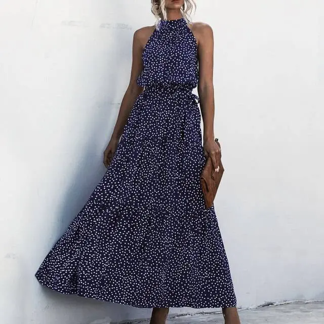 WW | Strapless Maxikleid mit Blumenmuster