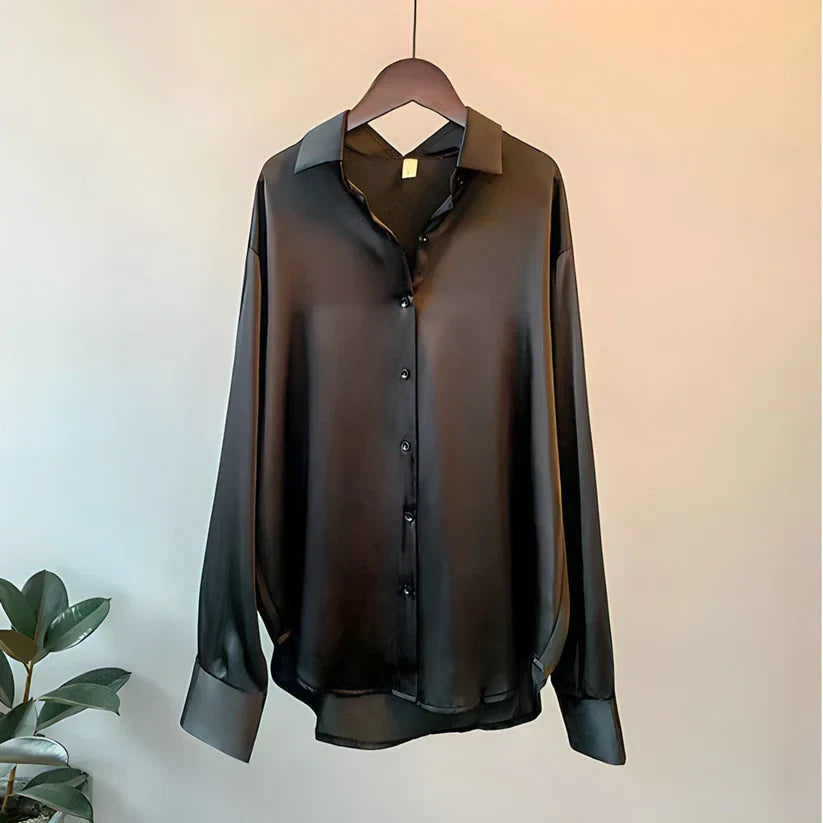 WW | Luxuriöses Damen Seidenhemd Für Einen Eleganten Look