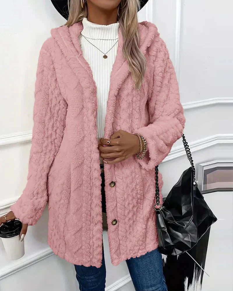 WW | Strickjacke Mit Kapuze Mittellang Strickjacke Damen Strickjacke