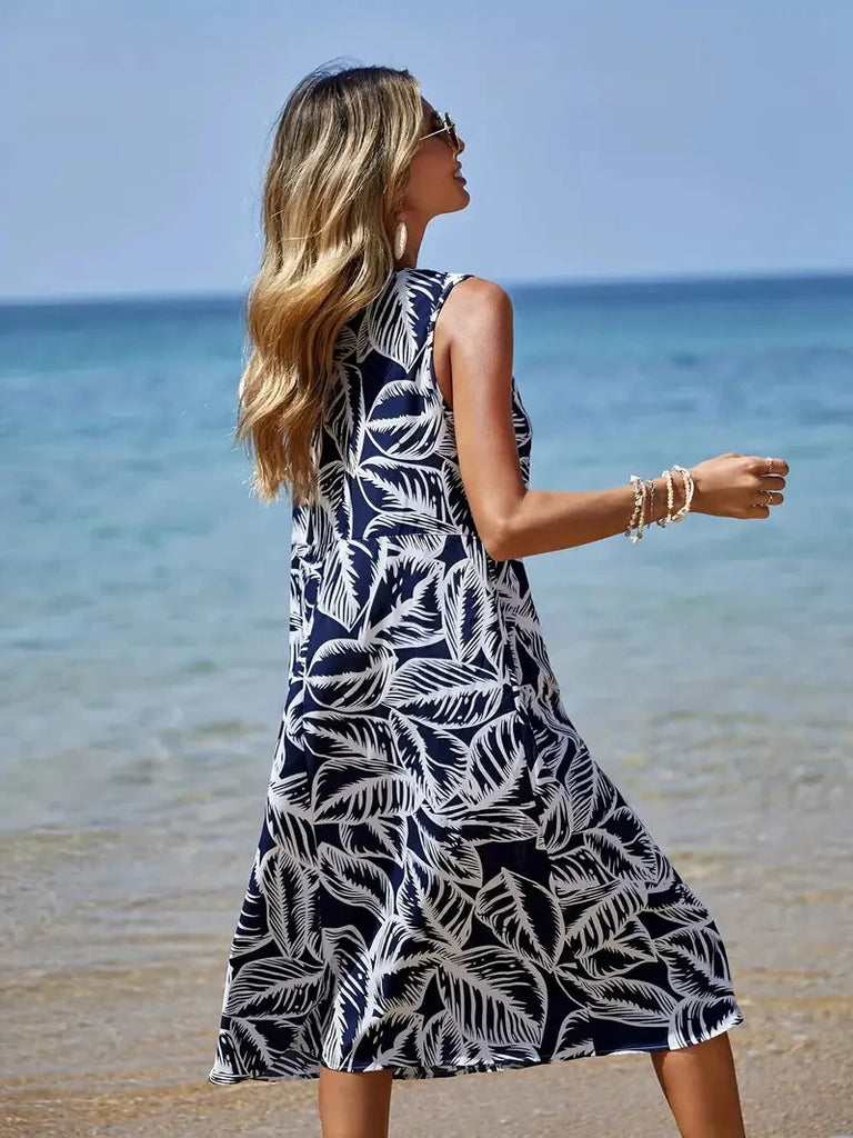 WW | Kleid, Gerafft, Spaghetti-Träger, Midikleid, Sommerkleider