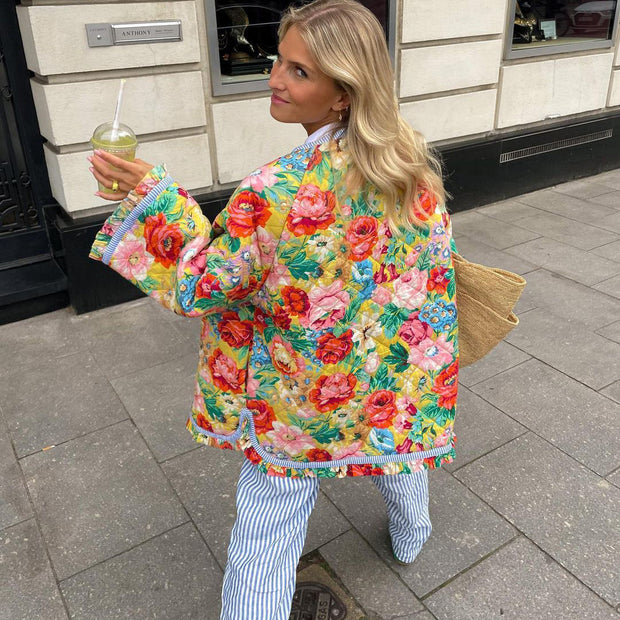 WW | Stilvolle Blumen Sommerjacke