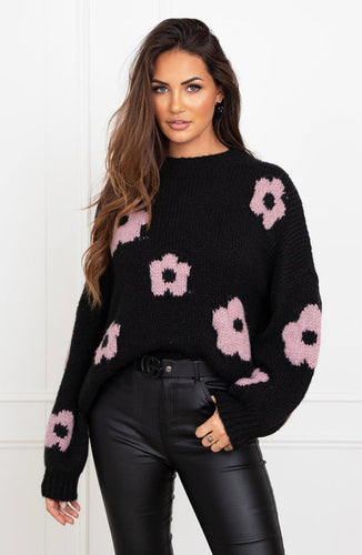 W&W Mode | Pullover mit Blumenmuster