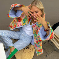 WW | Stilvolle Blumen Sommerjacke