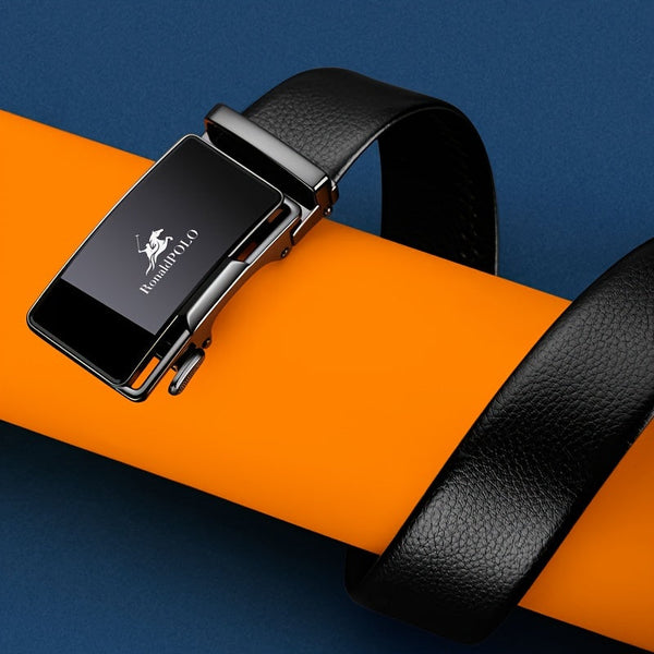 WW | Luxe Automatische Leder Gürtel Für Herren