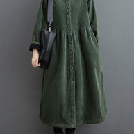 WW | Zeitlose Lange Cord-Jacke für Damen
