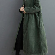 WW | Zeitlose Lange Cord-Jacke für Damen