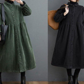 WW | Zeitlose Lange Cord-Jacke für Damen