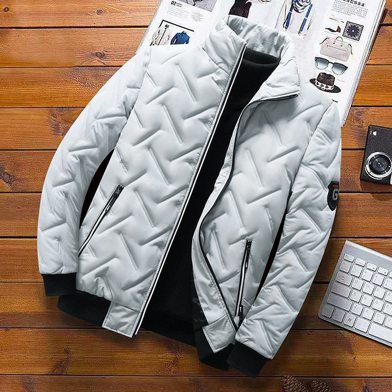 WW | Reißverschluss Stehkragen Freizeitjacke Herrenbekleidung
