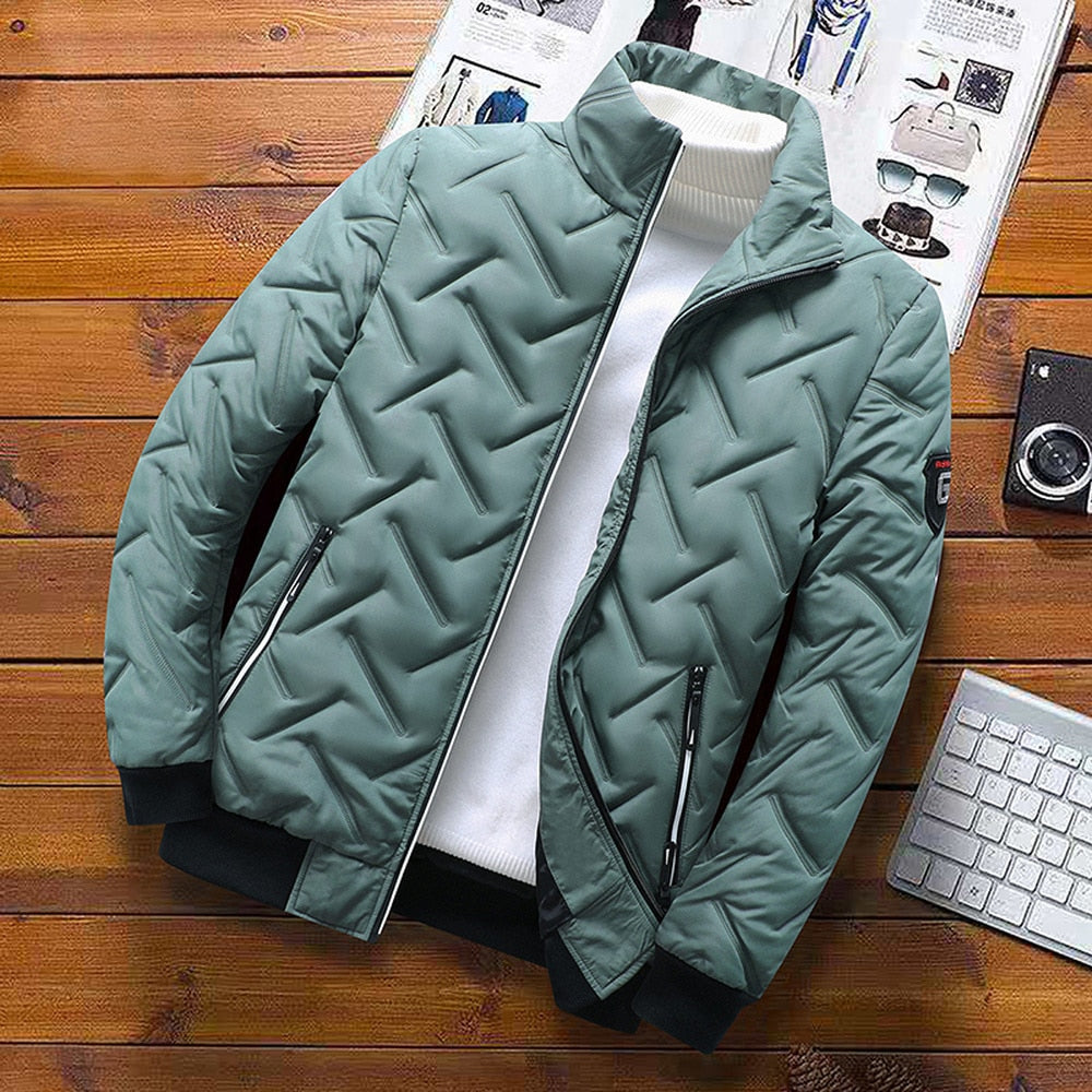 WW | Reißverschluss Stehkragen Freizeitjacke Herrenbekleidung