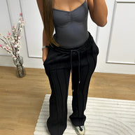 WW | Gestreifte Loose Fit Jogginghose für Damen
