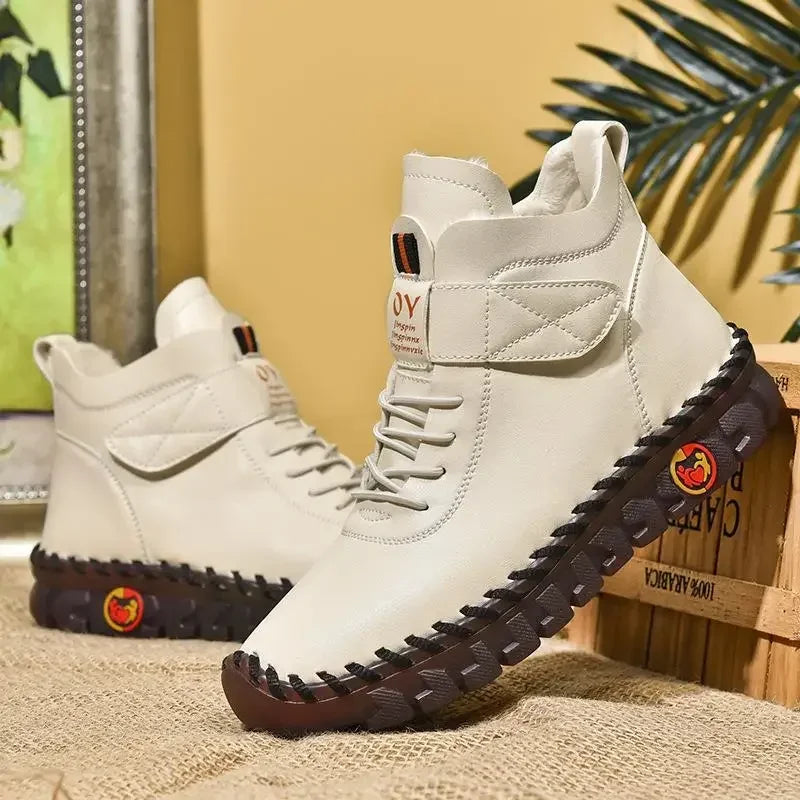 WW | Halbhohe Lederschuhe für Damen