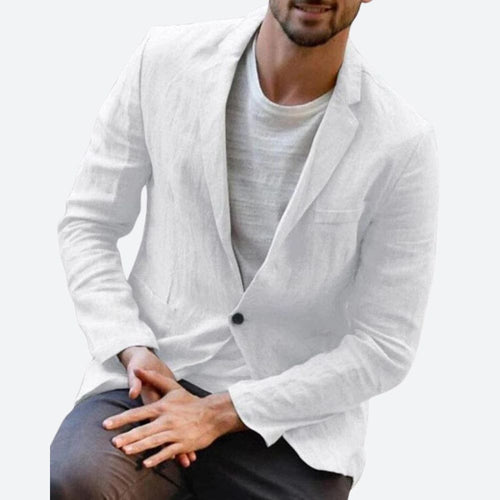 WW | Modernes Leinenjacke Für Herren