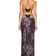 WW | Maxi-Kleid mit Blumenmuster für Damen