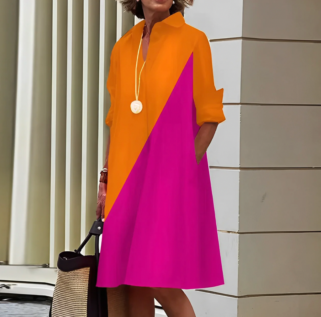 WW | Elegantes & Bequemes Damen Midi-Kleid