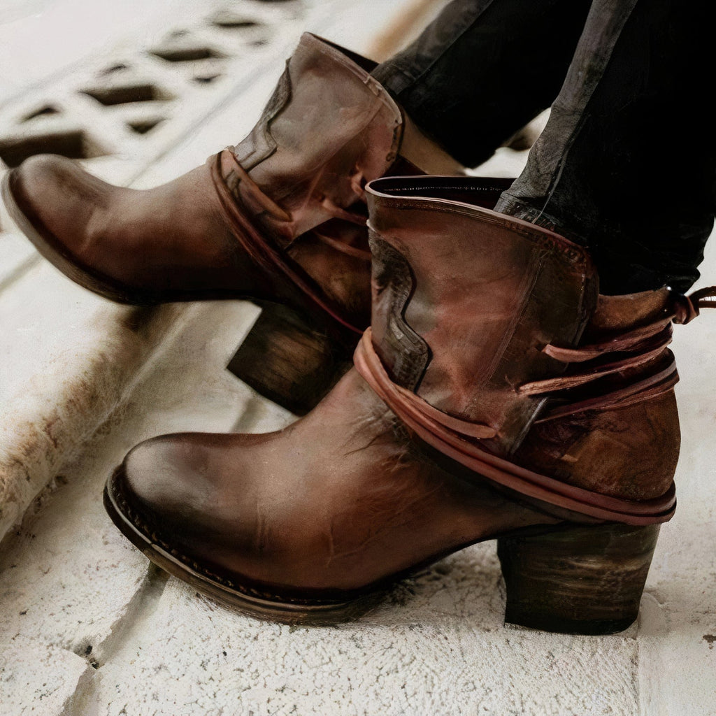 WW | Neue Stiefel Damen Leder Schuhe