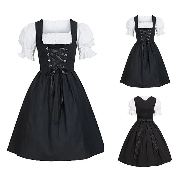 W&W Mode | für Damen mit Schürze für bayerisches Oktoberfest