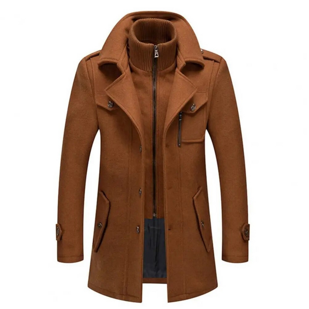 WW | Moderigtig Doppelkragenjacke Für Männer