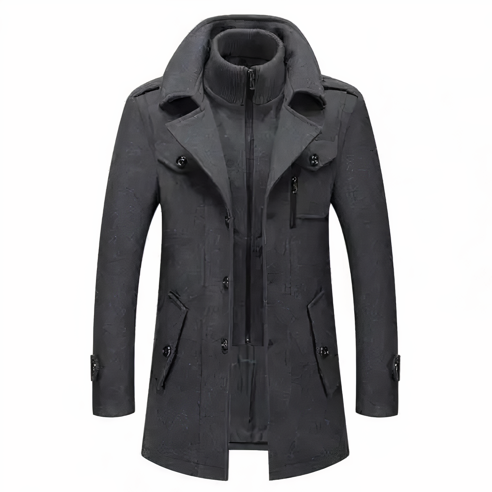 WW | Moderigtig Doppelkragenjacke Für Männer