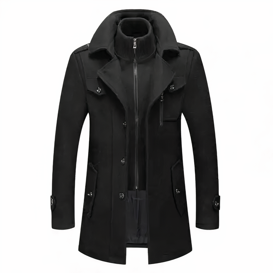 WW | Moderigtig Doppelkragenjacke Für Männer