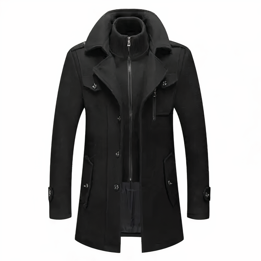 WW | Moderigtig Doppelkragenjacke Für Männer