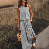 WW | Entspanntes Weißes Maxikleid