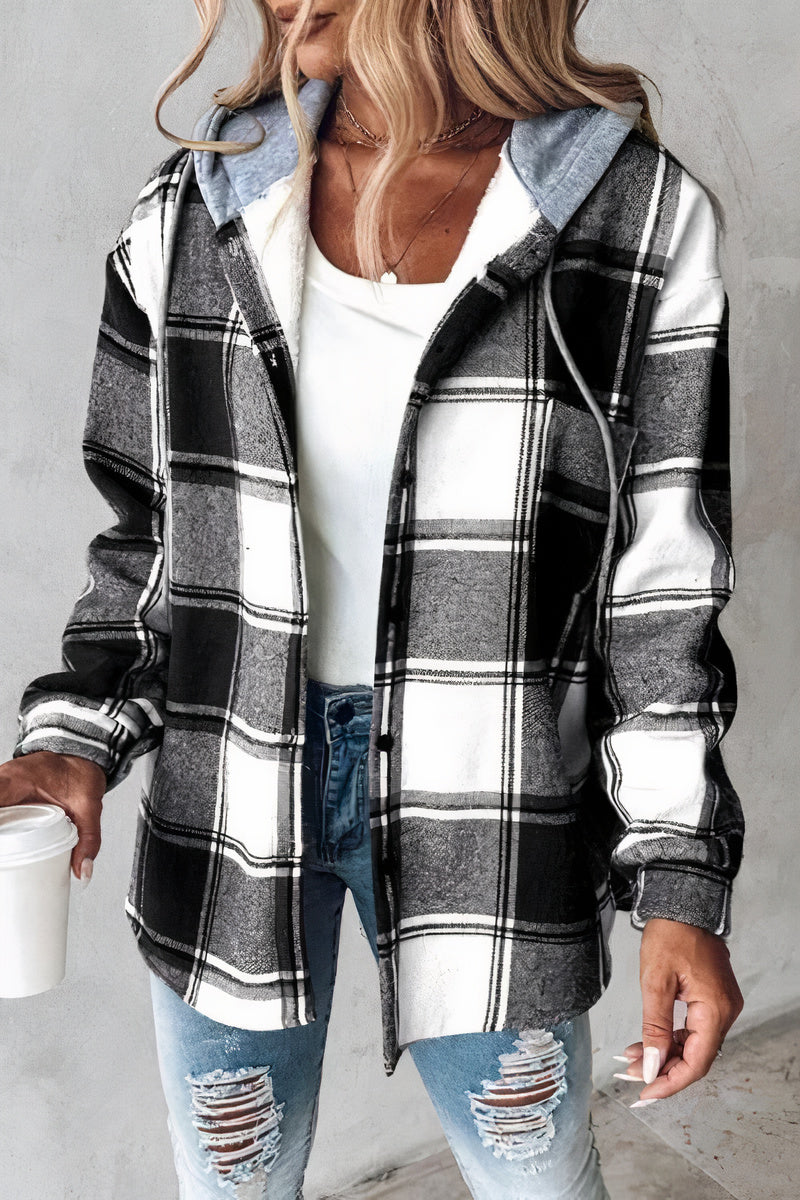 W&W Mode | Bequeme Kapuzenjacke für Frauen mit Druck