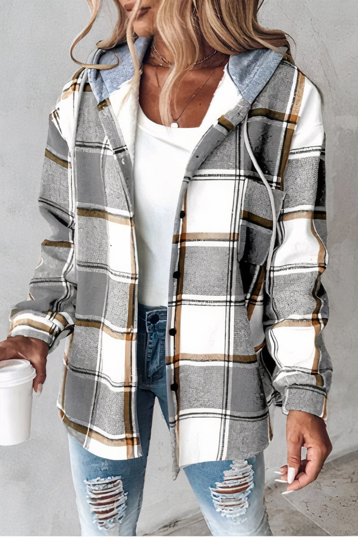 W&W Mode | Bequeme Kapuzenjacke für Frauen mit Druck