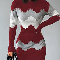 WW | gestricktes Bodycon-Minikleid Für Frauen