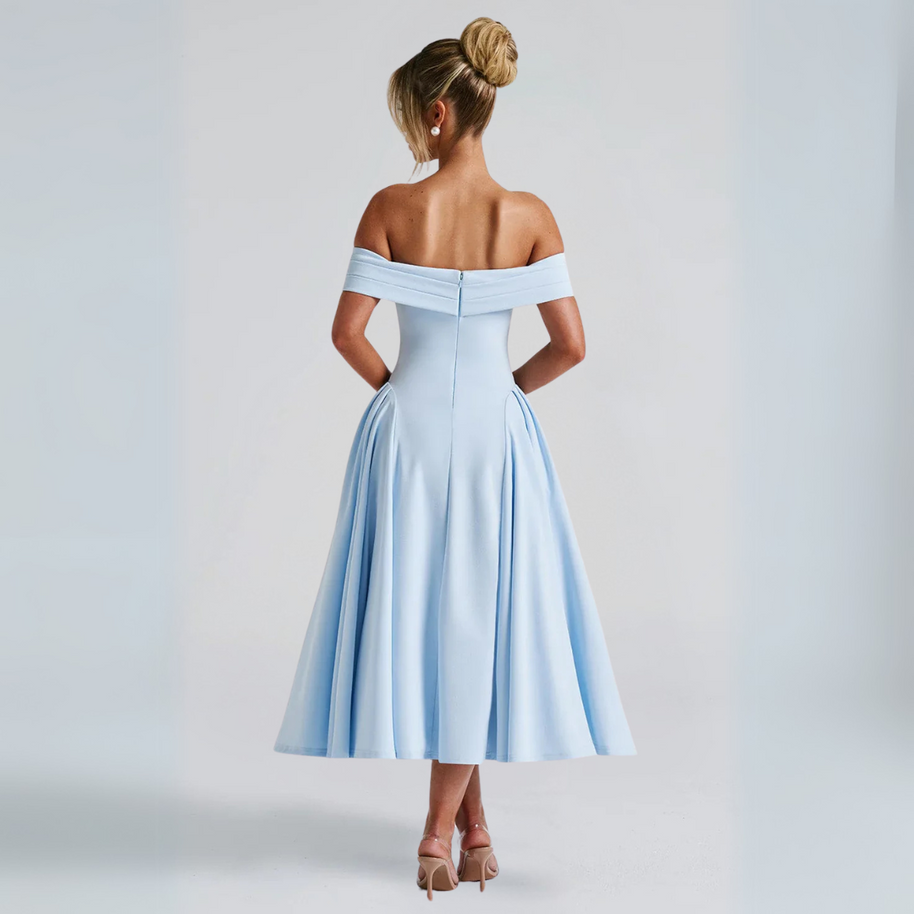 WW | Midi-Kleid Elegant Blau