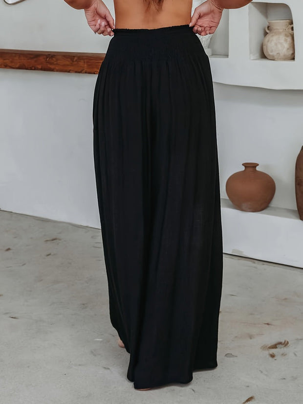 Casual Hose mit weiten Beinen
