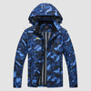 Blaues Camouflage