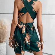 WW | Playsuit, V-Hals, Rückenfrei, Party-Jumpsuit, Sommer-Jumpsuit