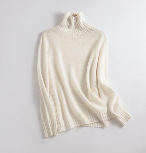 WW | Pullover Warm Nahtlos Rollkragen Wolle Pullover