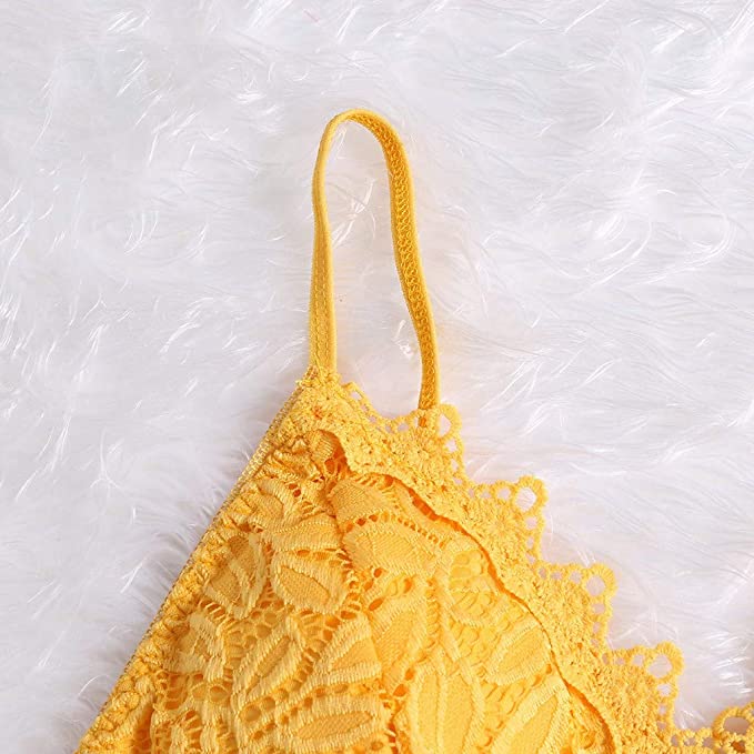 WW | Verführerisches Spitzen Bralette Crop Top