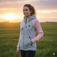 WW | Lässiges Sweatshirt mit Halbem Reißverschluss