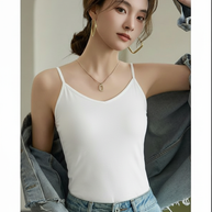 WW | V-ausschnitt Spaghetti Top