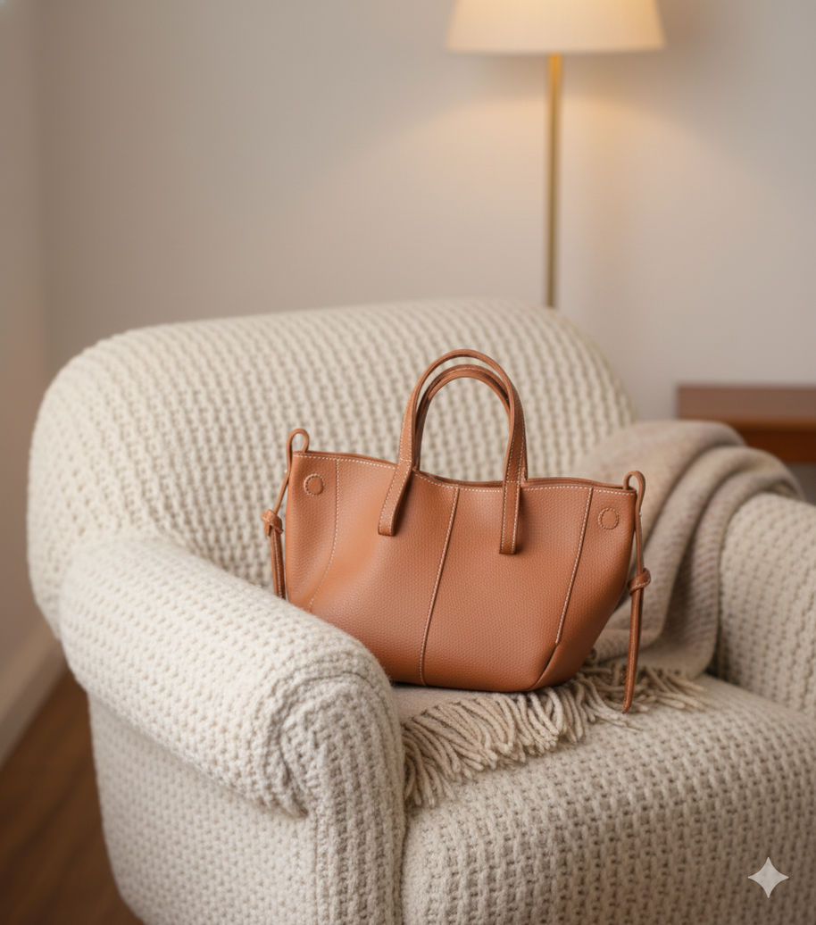 WW | Luxuriöse Leder Shopper