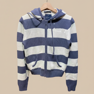 WW | Strickjacke mit Kapuze und Reißverschluss