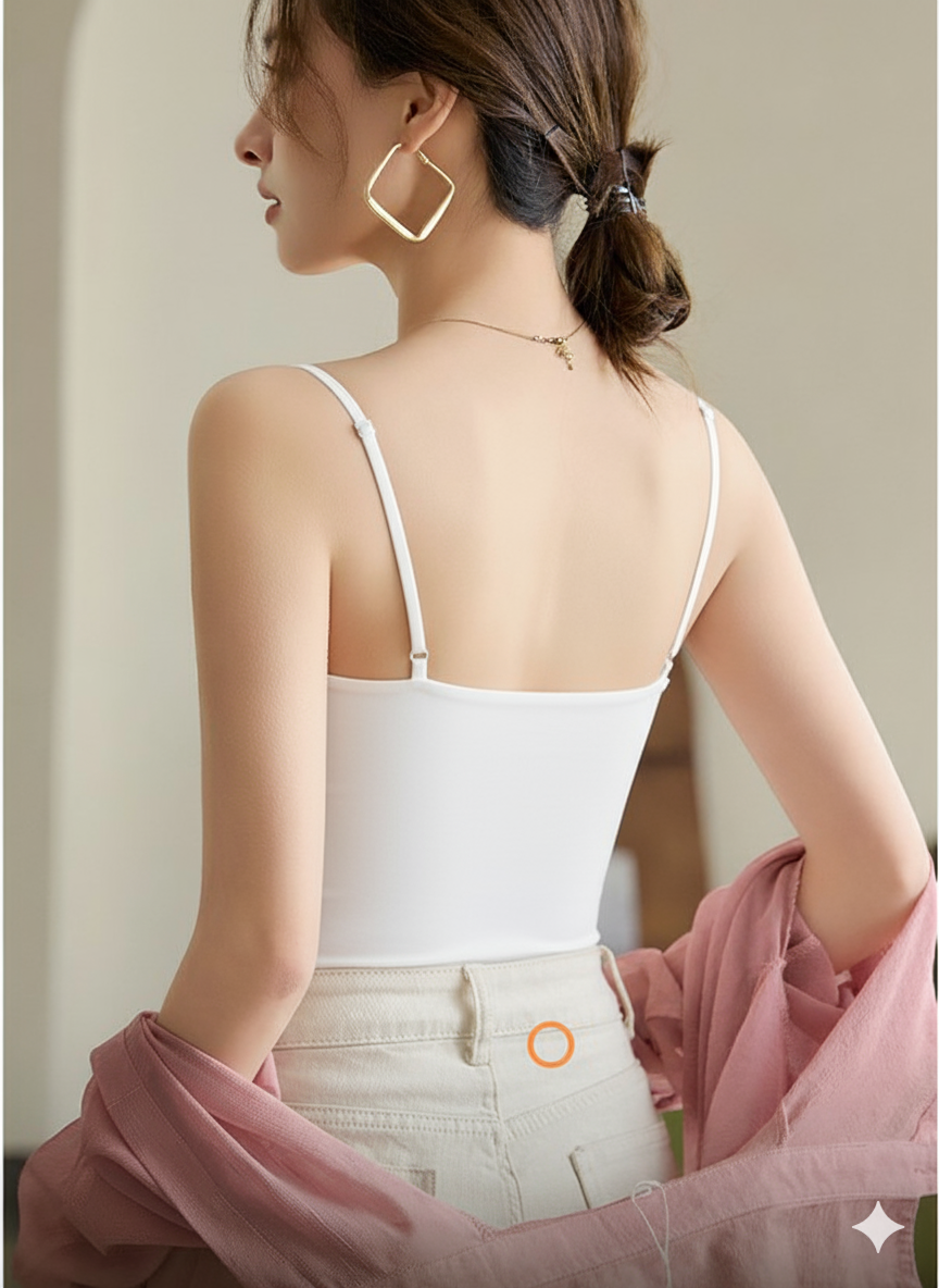 WW | V-ausschnitt Spaghetti Top